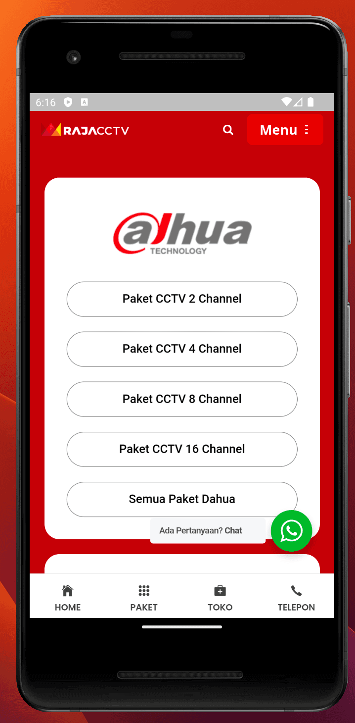 App order CCTV